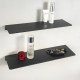 Bathroom storage rack wall partition panel bathroom wall hang toilet I storing partition panel in front of dressing table mirror without punching