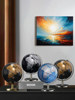 Small Globe, Modern, Simple, Light Luxury, High-End Ornament, Home Decoration, Living Room, Study Room Decoration, Office Gift