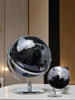 Silver High-End Light Luxury Globe Ornament Opening Gift Office Decoration Entrance Hall Living Room Study Crafts