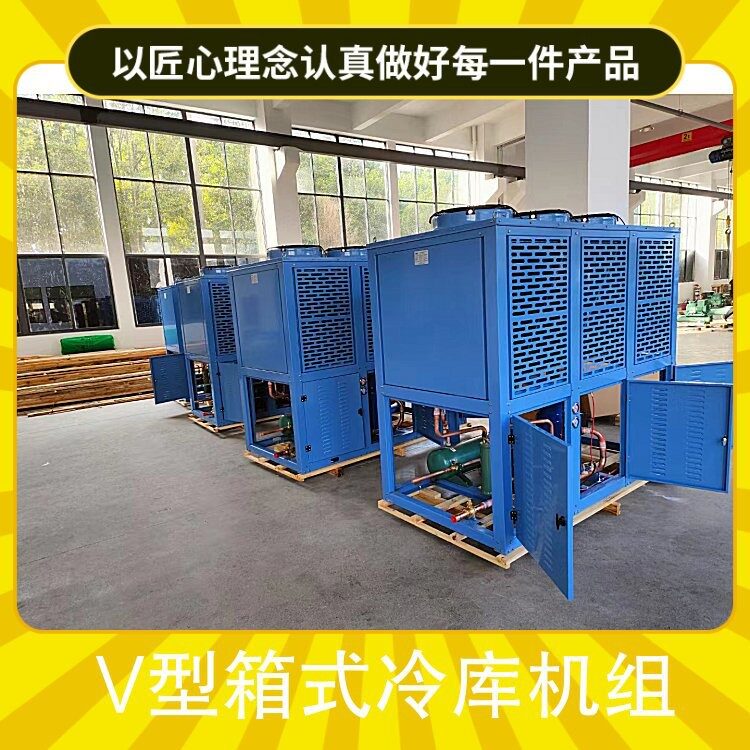 V型箱式冷库机组 丹佛斯涡旋风冷制冷设备 25匹压缩机 CH290A4BBA(pic11)