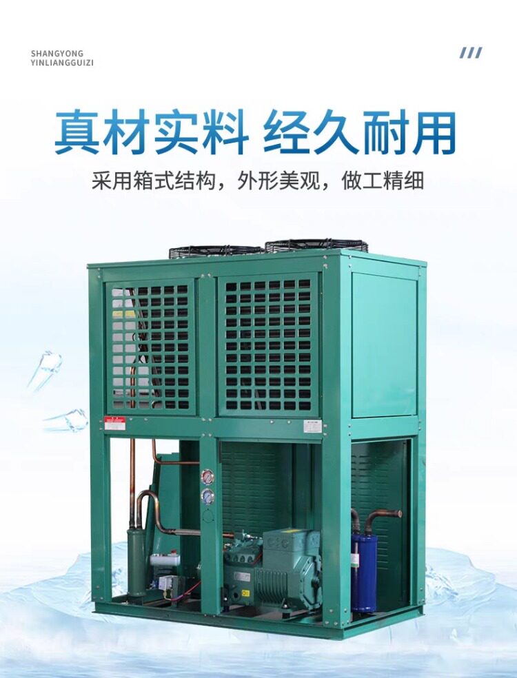 谷黑比型机组220v34568p冷冻藏制冷设备器蒸发制冷冷库全套设备(图2)