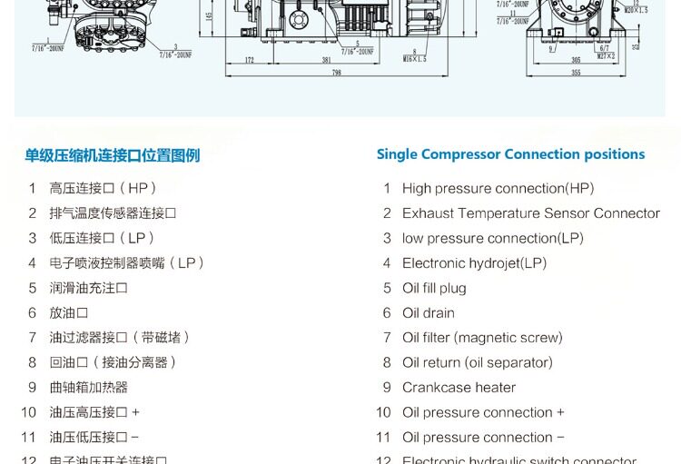 BLAIT 浙江博莱特制冷设备 保鲜冷冻六缸活塞式制冷压缩机(pic4)