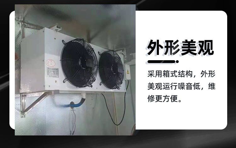 冷库制冷机组全套设备小型家用保鲜冷藏冷冻库冷风机风冷水冷机(图10)