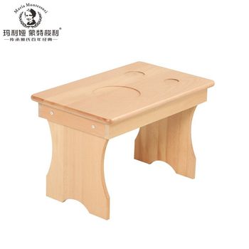 Kindergarten montessori washbasin daily life workbench solid wood montessori children's furniture ic environment