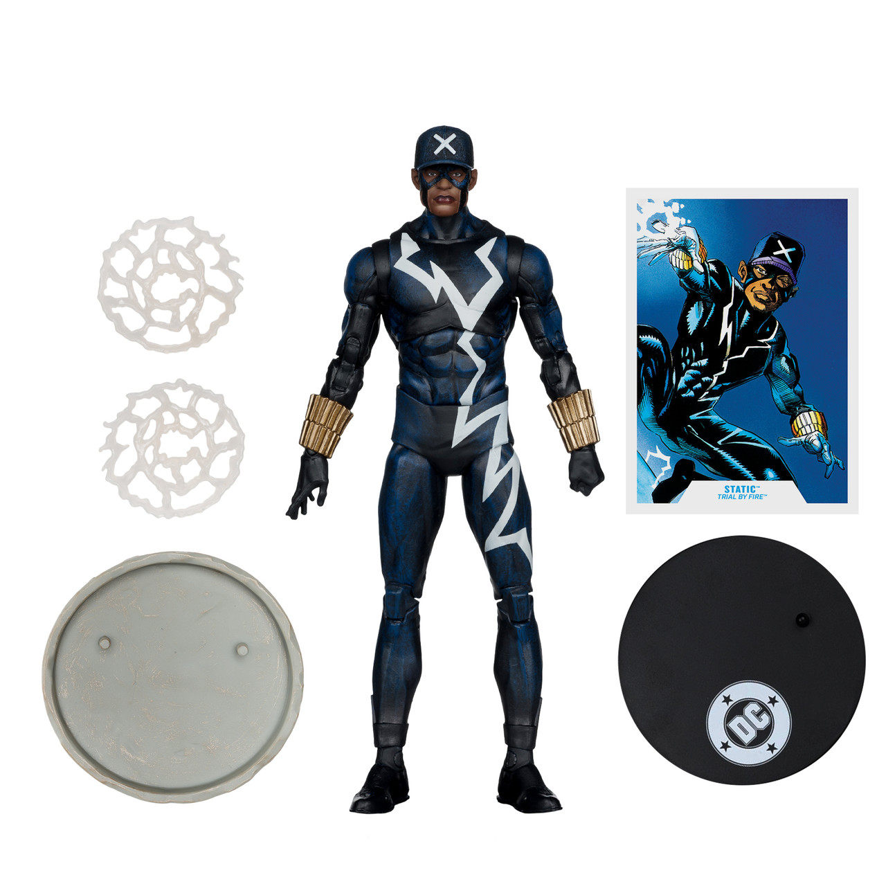 In Stock】McFarlane DC Static Shock #1 1/10 Scale Articulated