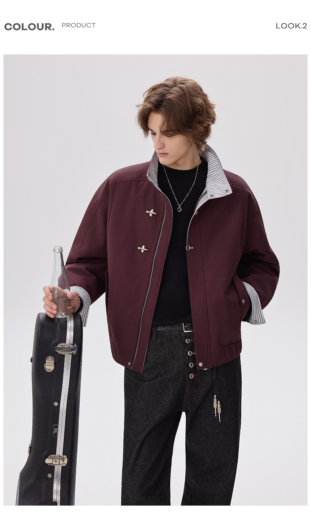 CHOR Khaki Buckle Down Jacket