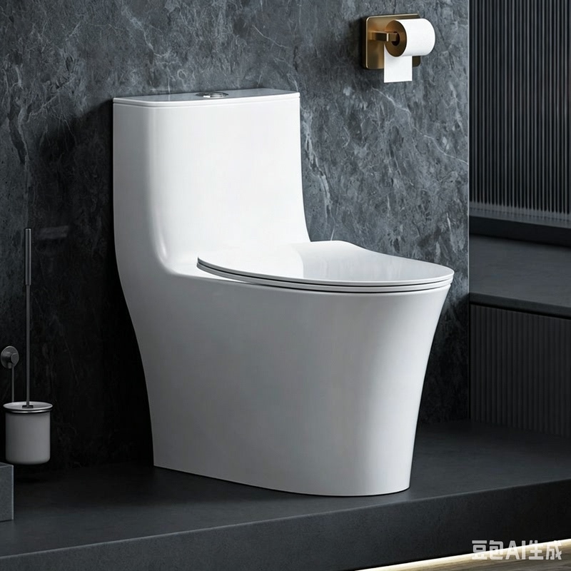 [Official Genuine Product] Household Toilet Seat 11411 Series, Fully Glazed, Rimless Toilet with Strong Flushing Power