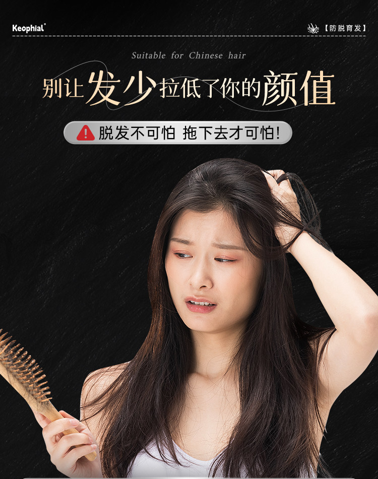 【中國直郵】 KEOPHIAL 防脫髮營養片 生物素維生素B6B7 360片/3瓶