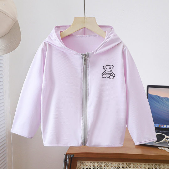 2025新款冰丝薄款儿童透气男童女童防晒服小宝宝皮肤衣夏季防晒衣