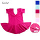 Sansha children's ballet dance clothes, training short-sleeved exercise clothes, one-piece chiffon skirt women's gymnastics clothes