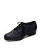 Sansha Sansha roasted leather tap dance shoes two-soled black lace-up adult shoes women's genuine leather teacher shoes