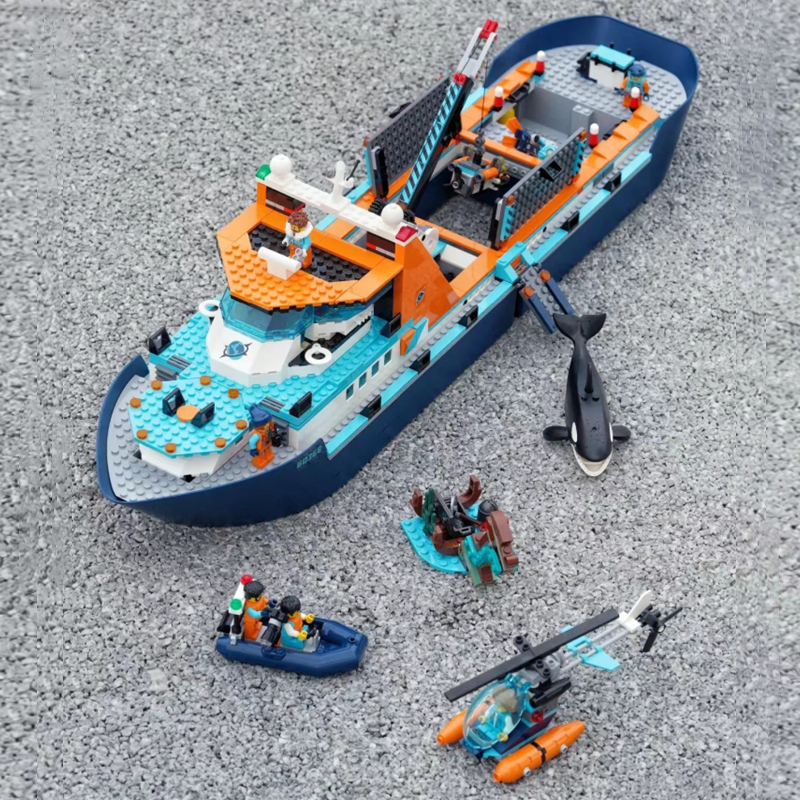 City Series Ocean Adventure Large Polar Cruise Ship Building Block Base Model Boy's Toy Can Float City Series Ocean Adventure Large Polar Cruise Ship Building Block Base Model Boy's Toy Can Float