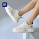 Heilan Home Genuine Leather White Sneakers for Men, 2026 New Trendy Brand with a High-End Feel, Breathable, Odor-Resistant Sports Sneakers, Hot-Selling Model