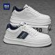 Heilan House's great-looking men's shoes 2025 new winter sports and casual sneakers genuine leather versatile white trendy shoes