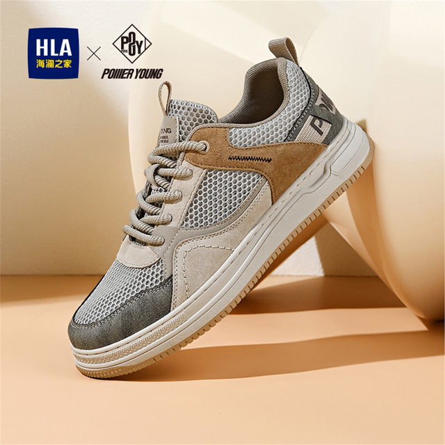 Heilan Home Men's Shoes 2026 New Summer Mesh Breathable Anti-Odor Mesh Shoes for Driving, Sports, and Casual Wear with Soft Soles
