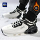 Heilan House men's shoes winter velvet thickened air cushion shock-absorbing thick-soled youth basketball shoes sports dad shoes for men