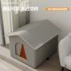 Japanese Stray Cat Shelter, Winter Warmth, Outdoor Winter Shelter, Rainproof, Enclosed, Safe, Suitable for All Seasons