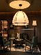 Japanese-style quiet style fabric restaurant lobby Italian minimalist style retro B&B bedroom coffee hotel bar chandelier