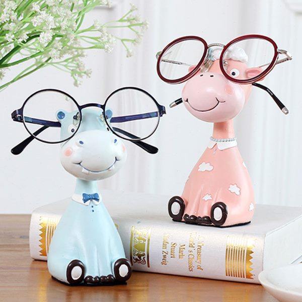Cute animal glasses frame storage rack display rack glasses store desktop ornaments decoration cartoon glasses stand