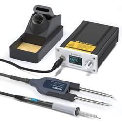 T12 Soldering Station Tweezers Soldering Iron High Power Soldering Station Constant Temperature Electric Soldering Iron Electric Clip Dual-purpose Components Soldering Tool