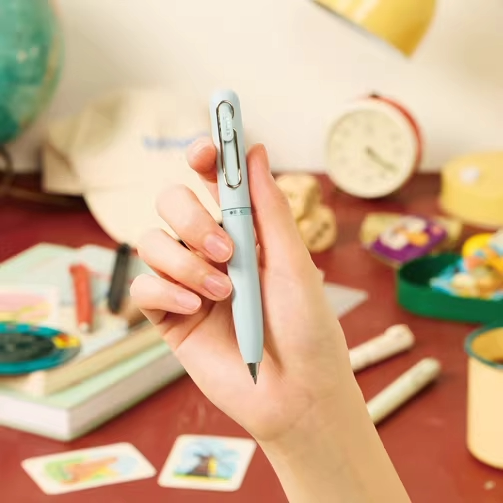 Japan Uni Mitsubishi Uniball Ume3-Sr Mini Small Thick Core Multi-Color Rotating 3-Color Low Center of Gravity Gel Pen