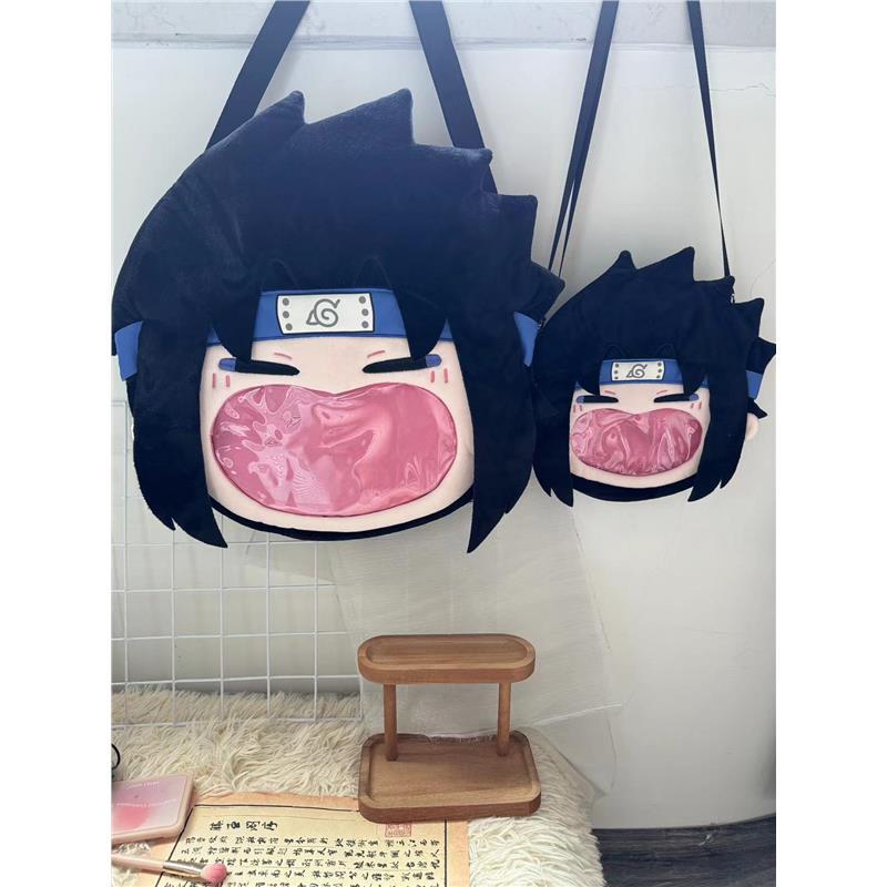 Naruto Shippuden Uchiha Sasuke Big Mouth Pain Bag Peripheral Toy Storage Backpack Crossbody Bag Gift Naruto Shippuden Uchiha Sasuke Big Mouth Pain Bag Peripheral Toy Storage Backpack Crossbody Bag Gift
