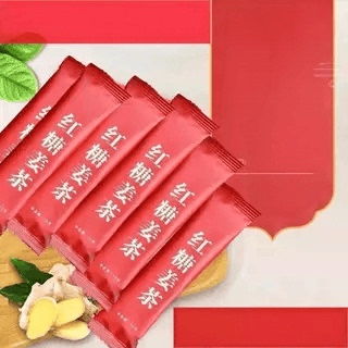 Brown Sugar Ginger Jujube Ginger Soup in Individual Bags, Honey Brown Sugar Drink, Portable Bagged Daily Flavored Beverage