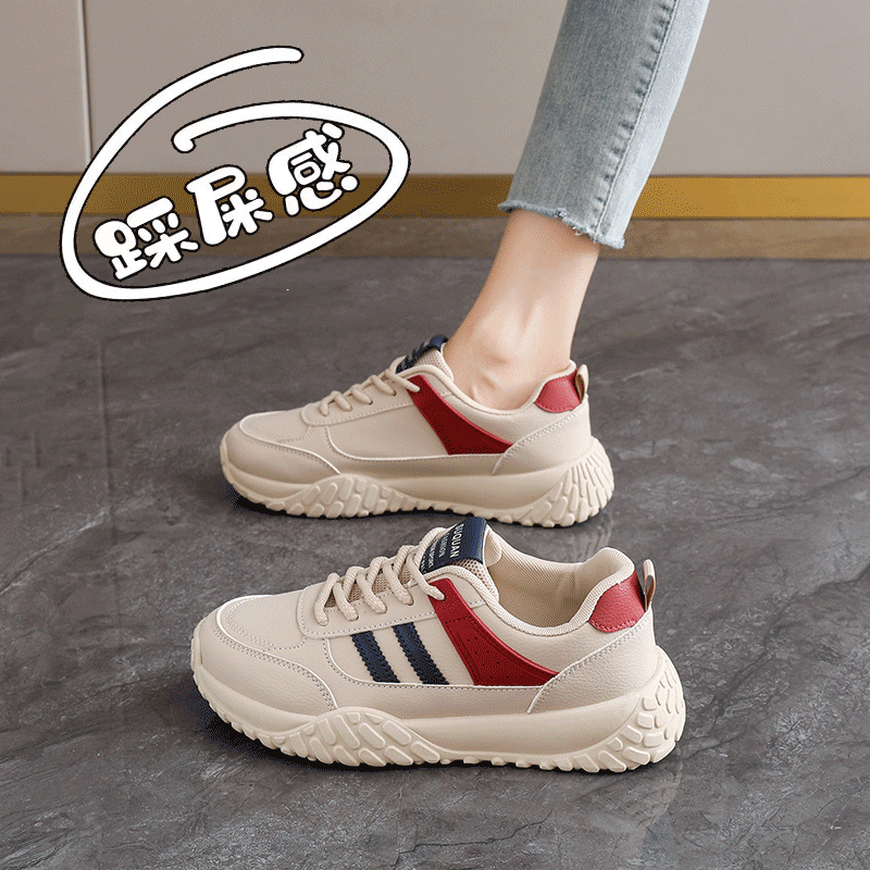 Взрывная женская обувь Forrest; сезон осень 2025; новинка; стильная спортивная обувь на толстой подошве; легкие повседневные кроссовки с мягкой нескользящей подошвой