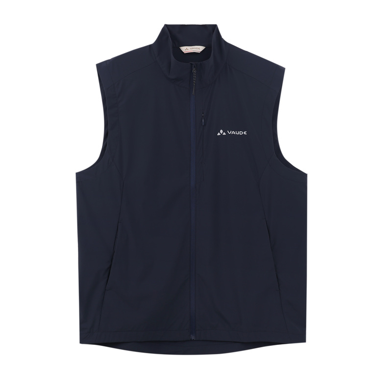 Vaude Spring New Soft Shell Vest Outdoor Hiking Windproof Woven Sleeveless Jacket Men's Soft Shell Jacket