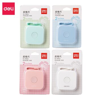 Deli leather tape measure portable household metric measurement ruler bust waist measurement tool soft ruler