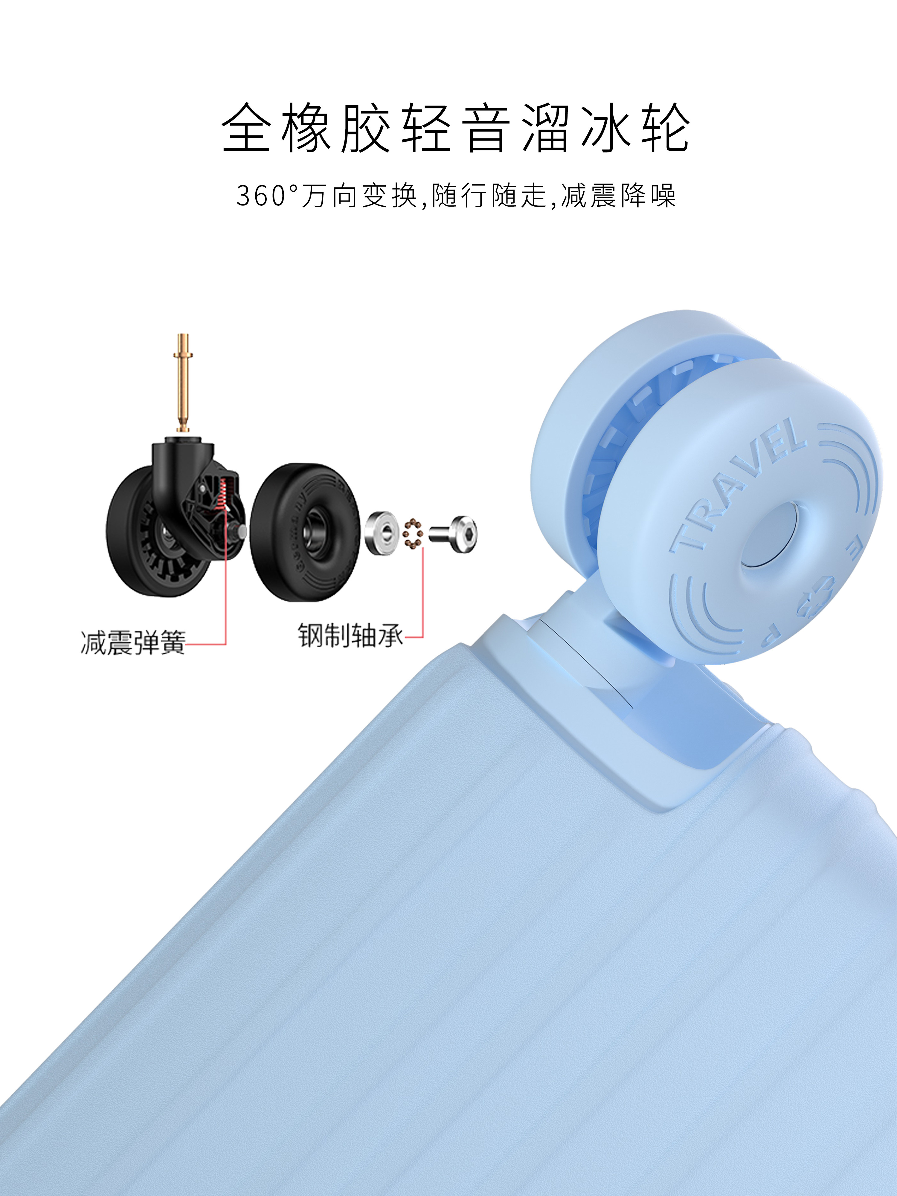 Eoao Suitcase for Women 2025 New Model 24inch Trolley Case Large Capacity Password Travel Leather Case 20inch Carry-On Suitcase