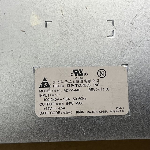 Original Delta Electronics Network Switch H3C Huawei Switching Power Supply Adp-54Ap Power Board 12V4.5A