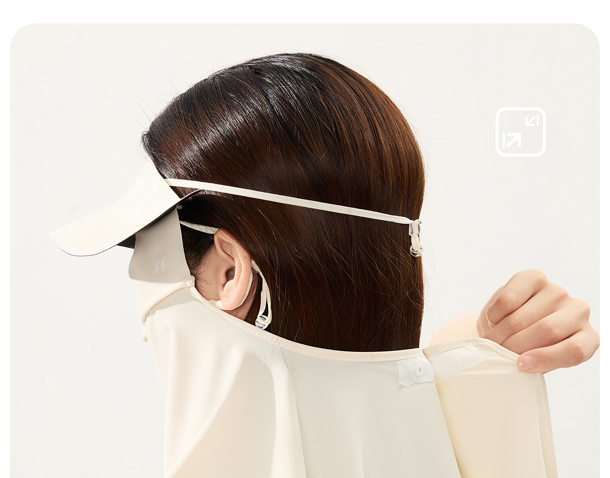 361 Sunscreen mask female summer sunshade ultraviolet-proof Neck protection Neck cover Eye protection Riding drive a car Ice silk Mask