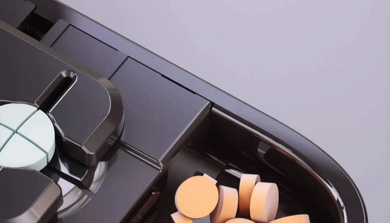 Вырезать наркотиков 切药器四分之一小巧可携式日本二分之一切药器分割器切割精准分药器 Vigoovp