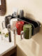 German Aora Suction Cup Toothbrush Cup Holder Wall-Mounted Punch-Free Toothbrush Cup Rack Toothpaste Toothbrush Holder