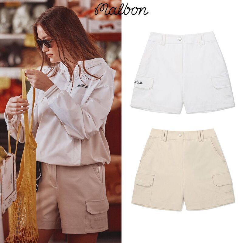 26 New Spring and Summer Women's Golf Clothing Shorts, Fashionable and Versatile, Casual Multi-Pocket Pants, Sporty and Comfortable
