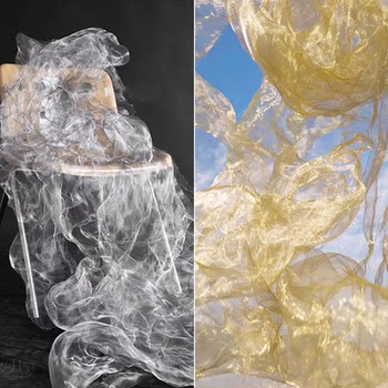 Cloud and Mist Wire Mesh Wedding Styling Photo Studio Photography Props Designer Handmade Mesh Fine Wire Styling Net Decoration