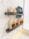 Bathroom Slipper Rack, Toilet Slipper Storage Rack, Wall-Mounted Slipper Draining Rack, Shoe Storage Organizer
