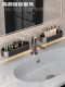 Bathroom storage rack without hole punching bathroom sink bathroom toilet mirror toiletries storage rack