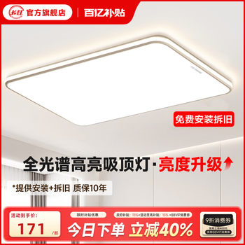Changhong Living Room Ceiling Light 2025 New Model Modern Simple and Elegant Main Light Full Spectrum Eye Protection Whole House Lighting Package