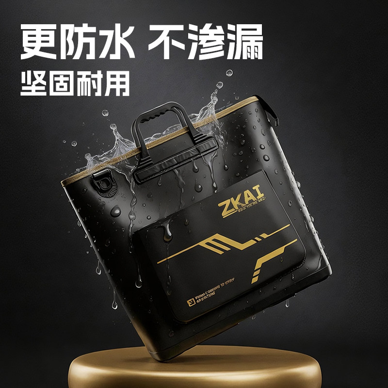 鱼护包钓鱼鱼护袋装鱼加厚防水多功能可携式手提鱼护袋渔具收纳包 图2