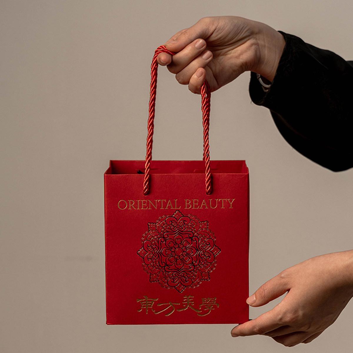 New Chinese style high-end red oriental aesthetic gift box gift-giving special packaging box cover bowl tea cup tea set gift box