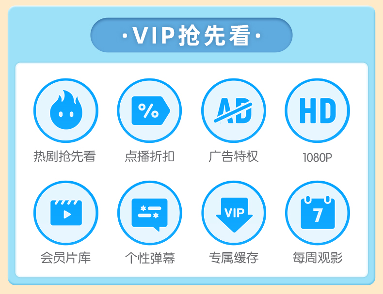 【优酷VIP月卡】影视会员月卡youku黄金视频会员一个月