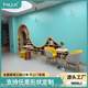 Cream log style library reading room bookshelf Simple modern bookcase with wall locker combination bookcase