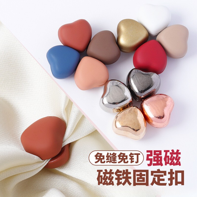 Mini Magnetic Anti-Exposure Clips, Invisible and Traceless, for Securing Shirt Collars and Trouser Legs, Does Not Damage Skin or Clothing