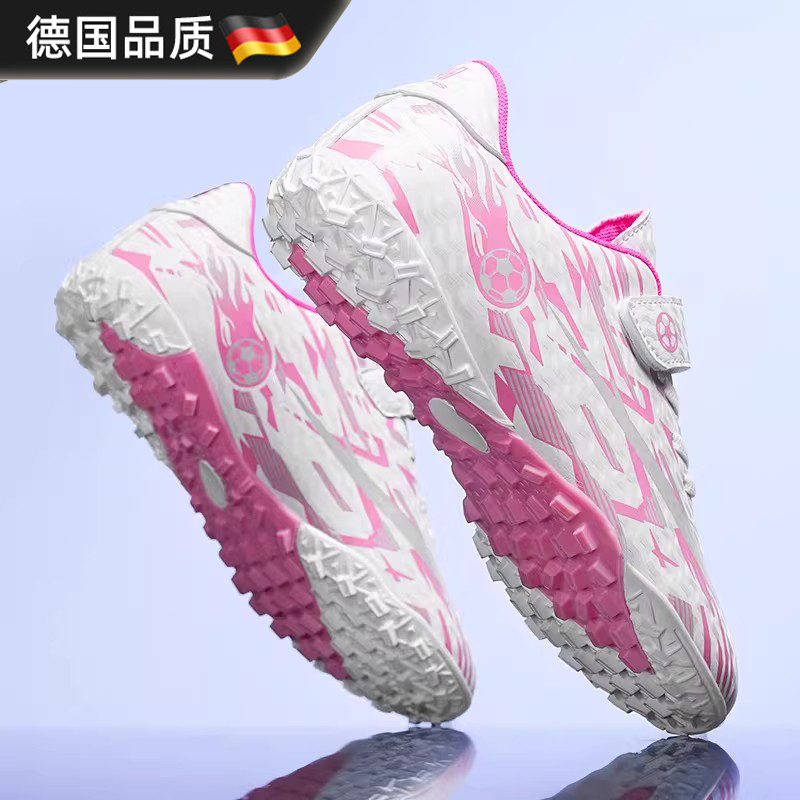 German Children's Soccer Shoes for Spring, Girls' Tf Cleats, Specialized Shoes for Primary and Secondary School Students, Competition Long-Studded Training Sneakers