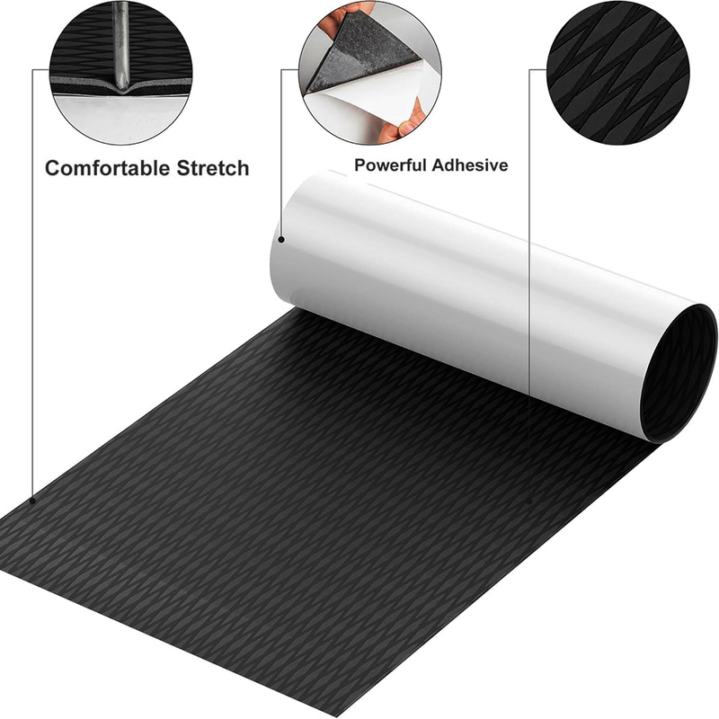 Surfboard Anti-Slip Stickers, Rubber Boat Inflatable Boat Hovercraft Foot Pads, Motorcycle Fuel Tank Anti-Slip Fishbone Stickers