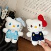 Cute Cat Pendant Keychain Bag Accessory Student Gift Couple Plush Doll Phone Chain