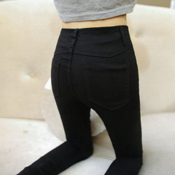 Korean velvet leggings for women in autumn and winter slimming outer wear thickened leggings high waist jeans pencil pants Korean velvet leggings for women in autumn and winter slimming outer wear thickened leggings high waist jeans pencil pants