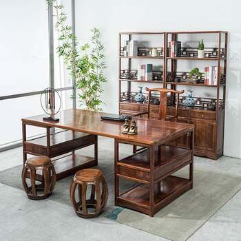 Need to customize chinese table solid wood calligraphy table nanyu calligraphy and painting table painting box antique chinese desk writing table round wooden table